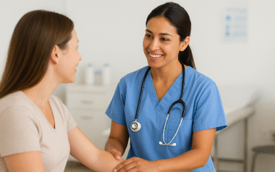 Medical Assistant: A Key Role in Modern Healthcare Medical assistant smiling while supporting a patient during consultation