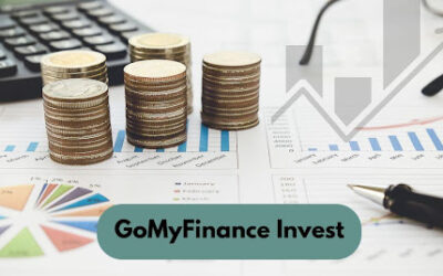 GoMyFinance Invest: Smarter, Secure, and Profitable Investing for Everyone Stacks of coins, financial charts, and a rising arrow graphic representing investment growth, with the text “GoMyFinance Invest.”